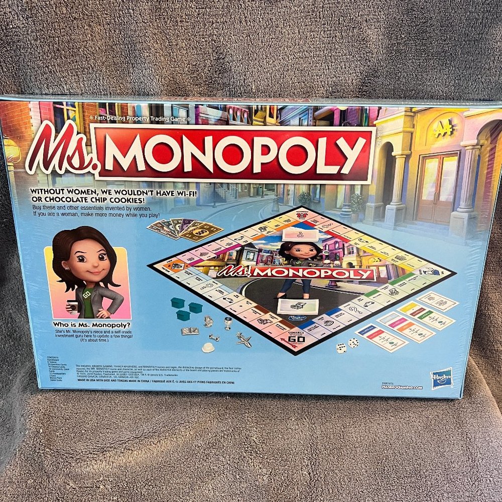 Ms. 👧Monopoly Game Sealed! 💵💶💷 New and fun Game or Gift 🎁